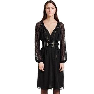 Altuzarra Black Sequin Sheer Dress